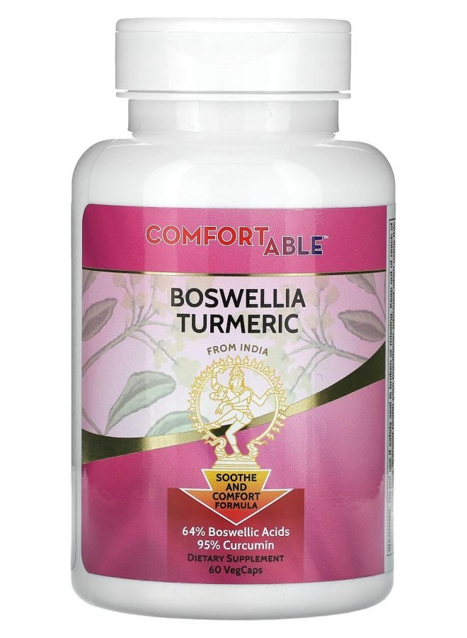 LifeTime Vitamins Comfortable Boswellia Turmeric 60 VegCaps - Image 2