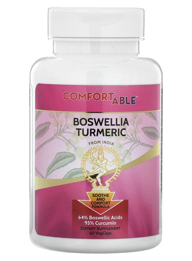 LifeTime Vitamins Comfortable Boswellia Turmeric 60 VegCaps - Image 1