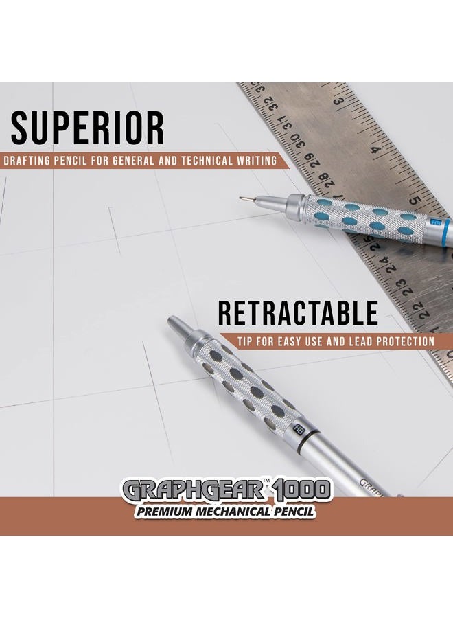 Pentel قلم رسم أوتوماتيكي GraphGear 1000 (0.3 مم)، بلمسات سوداء، 1 قطعة (PG1013G) - Image 5