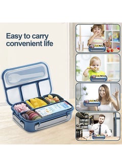 Bento Lunch Box for Kids, Bento Box, Portable Lunch Box, 4 Compartment Bento Box - 1300ML, Microwave, Dishwasher and Refrigerator Safe, BPA Free - pzsku/Z02867472B0994E5EBC9CZ/45/_/1723644565/ec871f43-09e7-4d42-897f-2b9fa2b5ef0b