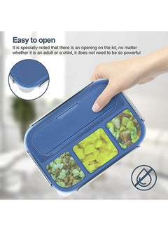 Bento Lunch Box for Kids, Bento Box, Portable Lunch Box, 4 Compartment Bento Box - 1300ML, Microwave, Dishwasher and Refrigerator Safe, BPA Free - pzsku/Z02867472B0994E5EBC9CZ/45/_/1723644586/6ed5edf7-5959-4a9a-9fed-1fcc295598e9