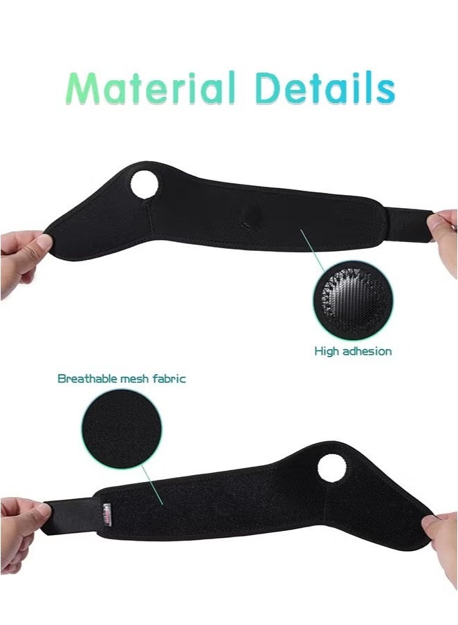 Runyang Hand Wraps, Adjustable and Comfortable Wrist Support, Men Women Performance Essentials, for Wrist Knuckles (Black)  - Image 5