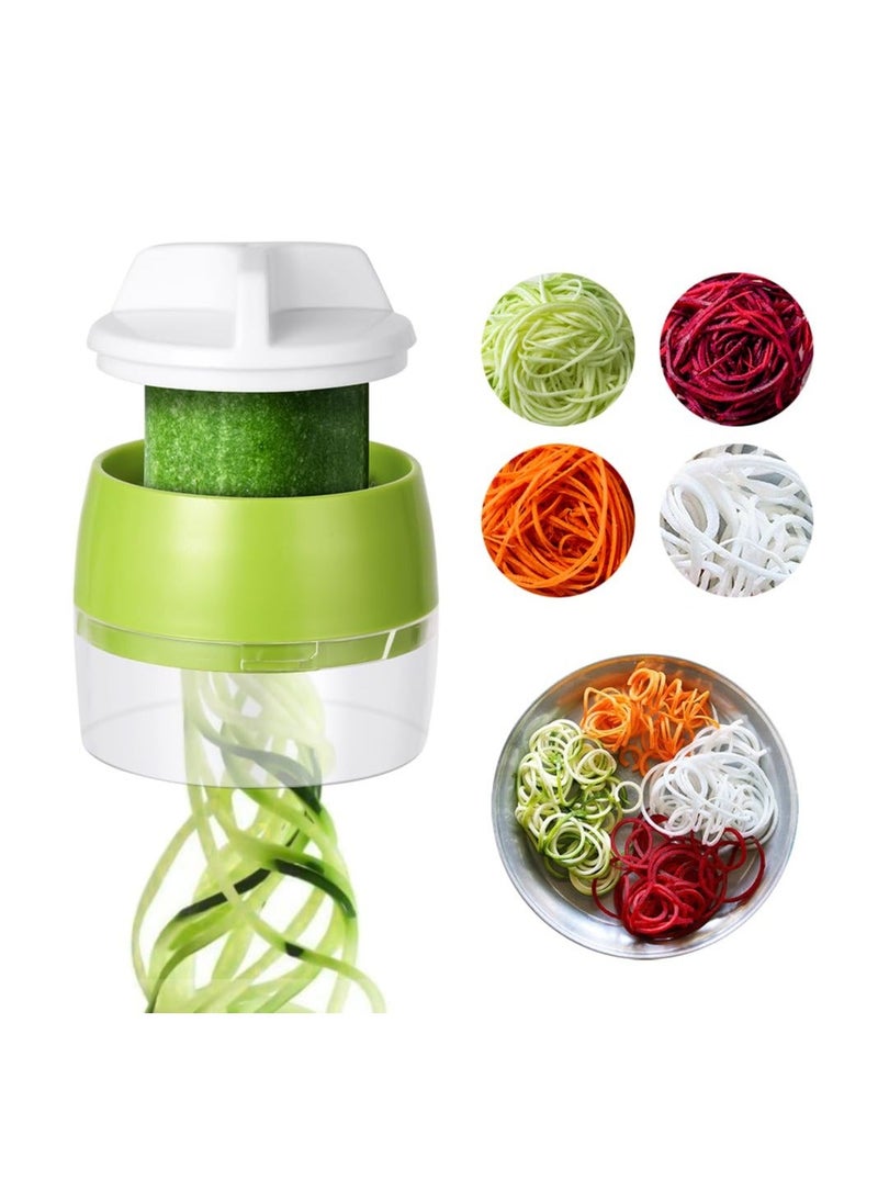 Y&D Handheld Spiralizer Vegetable Slicer, Upgrade 4 In 1 Adjustable Spiral Slicer Veggie Cutter Pasta Spaghetti Maker for Carrot, Fruit, Cucumber, Potato, Pumpkin, Zucchini, Noodle, Fries  - Image 1