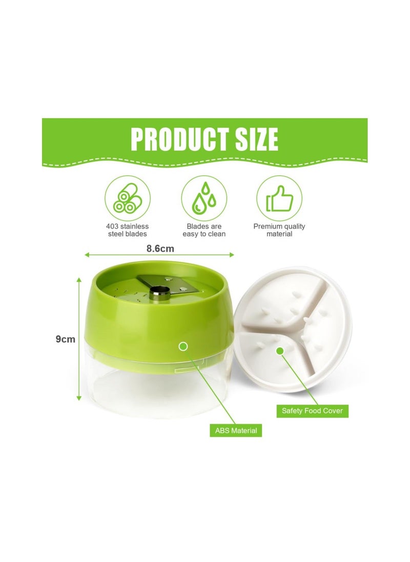 Y&D Handheld Spiralizer Vegetable Slicer, Upgrade 4 In 1 Adjustable Spiral Slicer Veggie Cutter Pasta Spaghetti Maker for Carrot, Fruit, Cucumber, Potato, Pumpkin, Zucchini, Noodle, Fries  - Image 5