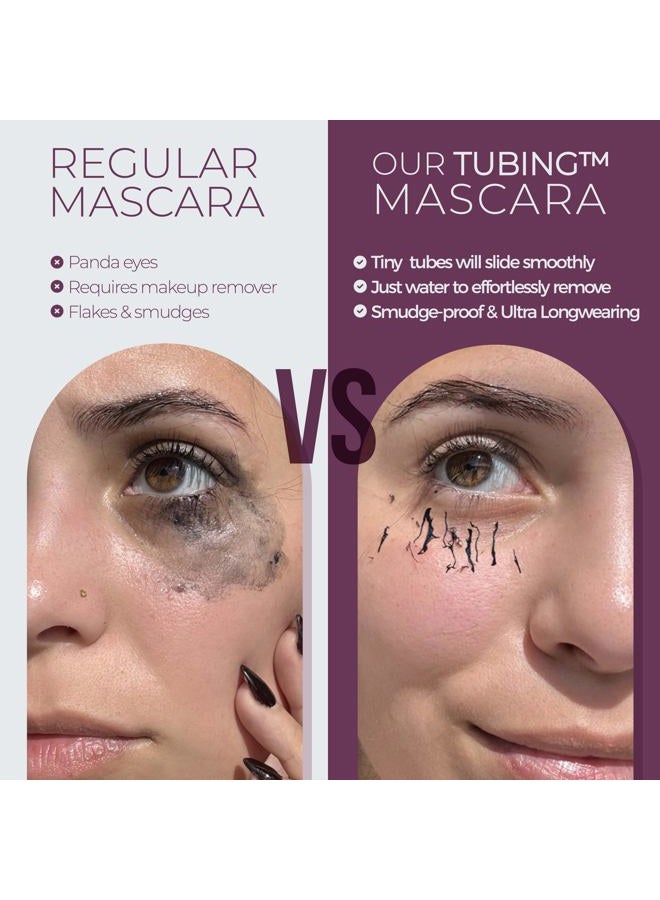 Blinc UltraVolume Tubing Mascara – Dramatic Volume & Length, Curling, Longwear, Smudge & Flake Proof, Conditioning Jojoba, Sensitive Eyes Safe, Vegan - Image 4