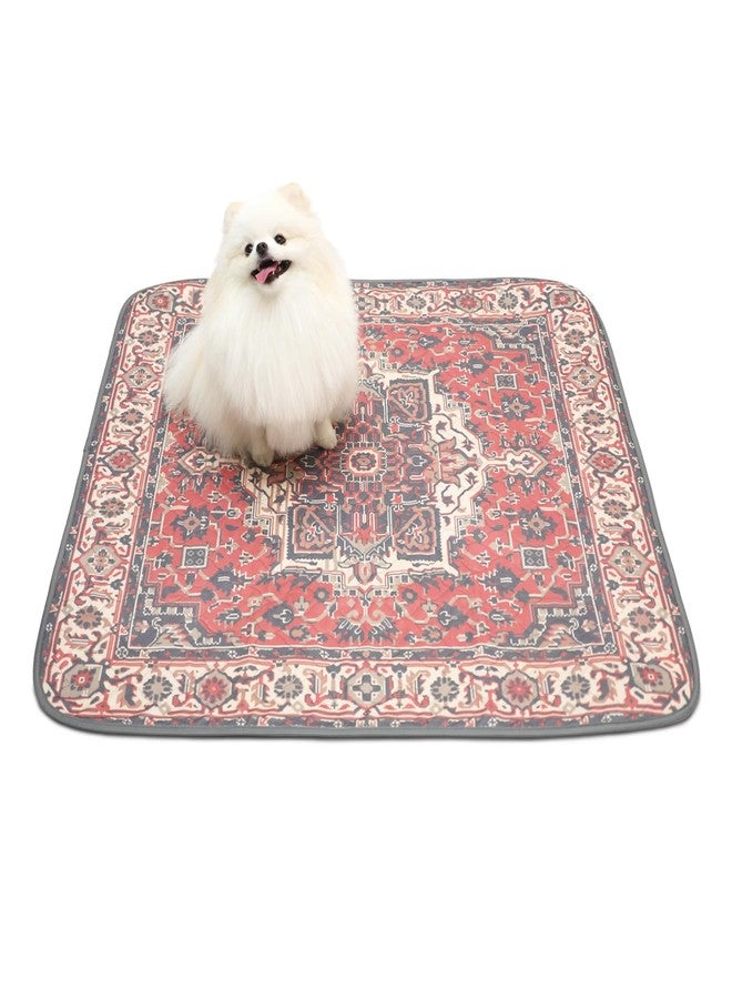 Paw Inspired Designer Print Dog Pads (2 Pack) | Premium Washable Pee Pads | Reusable Puppy Pads for Potty Training, Whelping, Waterproof Mat | Leakproof, Non-Slip Liner (Persian Style, 36" x 36" Size) - Image 5