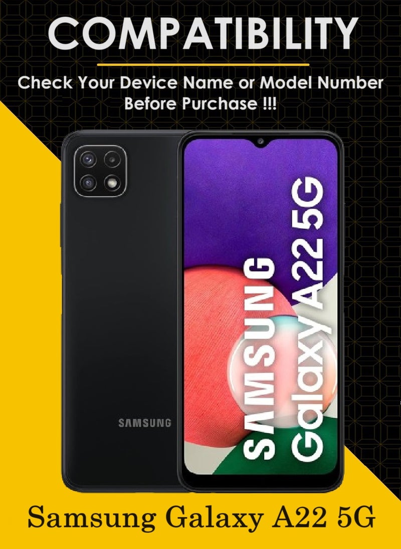 AINA 3 Pieces Tempered Glass Screen Protector 5D Designed For Samsung Galaxy A22 5G Full Glue Edge to Edge Full Screen Coverage And Bubble Free - Image 3