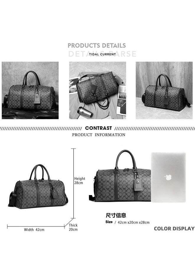 Generic - PU Large-capacity men's and women's travel bags, Travel Duffle Bag Weekender Bag - Image 1