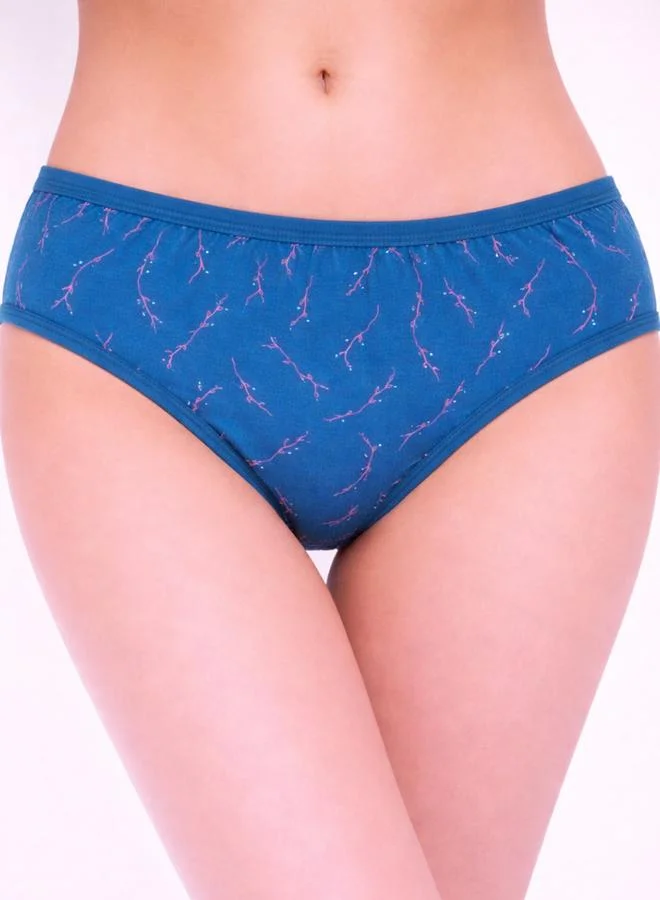 Take Two  Pack of 3 - Printed Mid Rise Briefs By LAZZYCAT for Women | Best Price UAE