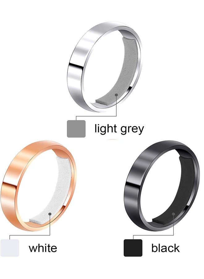 Invisible Ring Size Adjuster 3 Sheets for Loose Rings, Ring Sizer for Fixing Wide Rings, Jewelry Ring Guard Ring Smaller Spacer Loose Ring Tightener Ring Multi-Size Ring Sizer  - Image 4