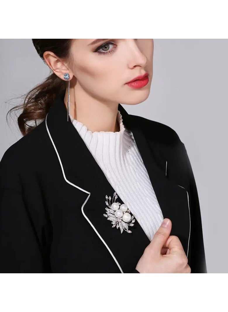 Goolsky 1pc Girl's Trendy Flower Brooch, Fairy Corsage Pin Coat Accessories, Ideal choice for Gifts - Image 5