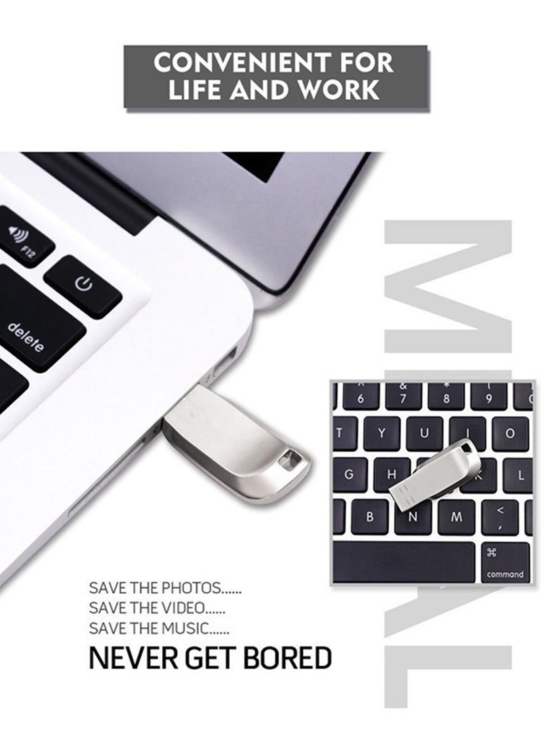 1TB USB 3.0 High speed Flash Metal Pen Drive Waterproof Black - Image 4