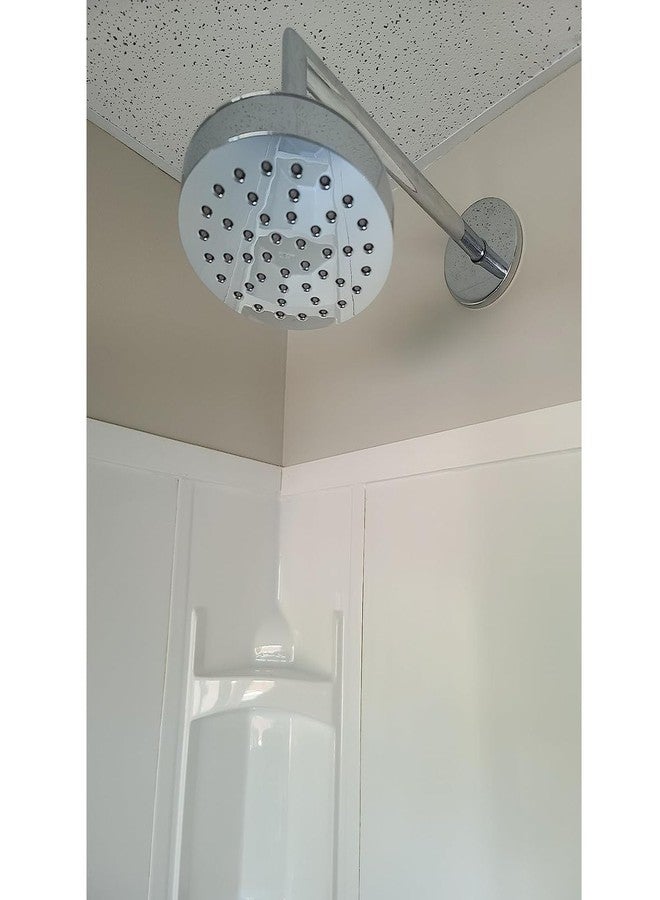 DGBRSM 4'' Oversized Shower Arm Flange Universal Replacement Escutcheon Cover Plate Extra Large Round Escutcheon Cover Plate for Shower Head Arm, Chrome - Image 5