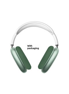 Huaqiang North MAX Headset Wireless Bluetooth Headset Suitable for Apple Android Noise Reduction Transparent Cross-border Explosions Green belt packaging