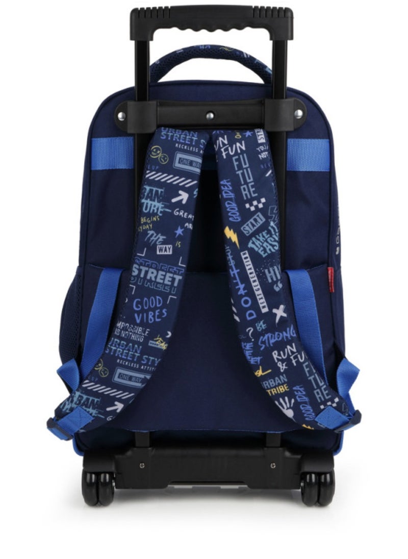 GABOL Gabol Skull Kids Trolley Backpack Children's Nursery School Bag for Preschool Boys Girls  - Image 3