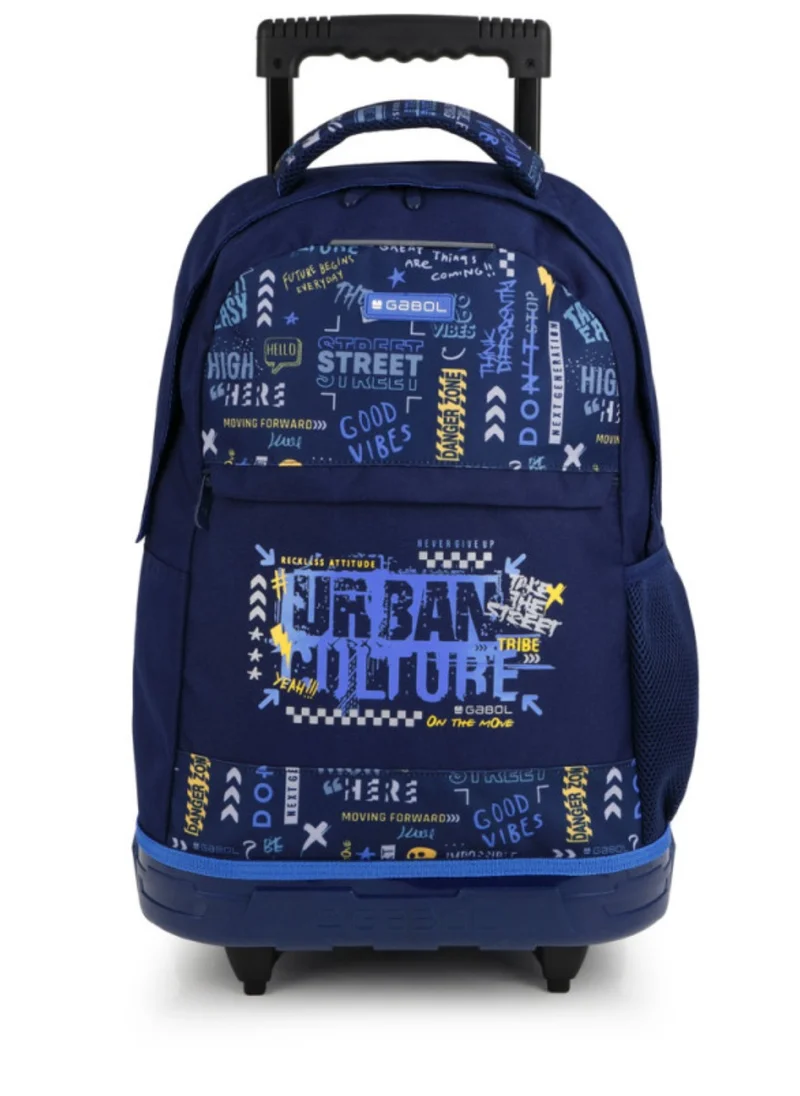 GABOL Gabol Skull Kids Trolley Backpack Children's Nursery School Bag for Preschool Boys Girls