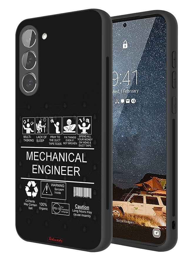 Tolwak Samsung Galaxy S23 5G Protective Case Cover Mechanical Engineer Sticker  - Image 1