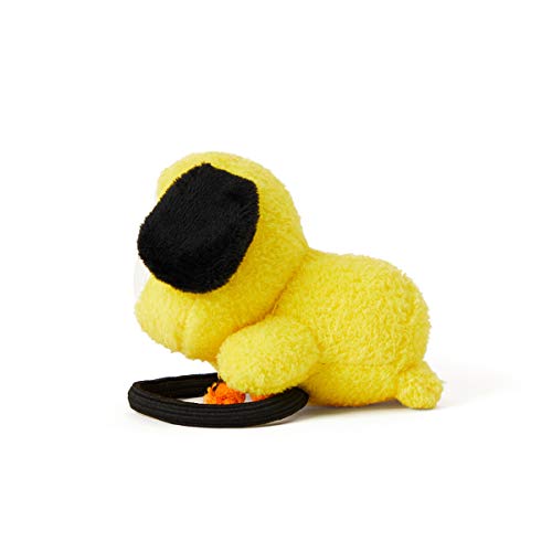 BT21 شخصية تشيمي من BT21 دمية محشوة مرنة لرباط الشعر إكسسوارات للفتيات، صفراء - Image 4