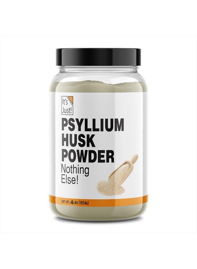 It's Just! Pack Of 1 Psyllium Husk Powder Easy Mixing Dietary Fiber Cleanse Your Digestive System Finely Ground Powder 4 Pound - Image 1
