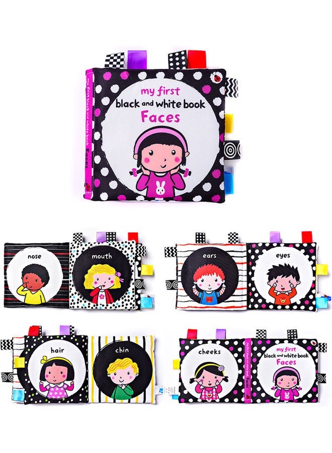 NIBEMINENT 2-Piece Baby Cloth Early Education Soft Book Set 15x 15cm - Image 4