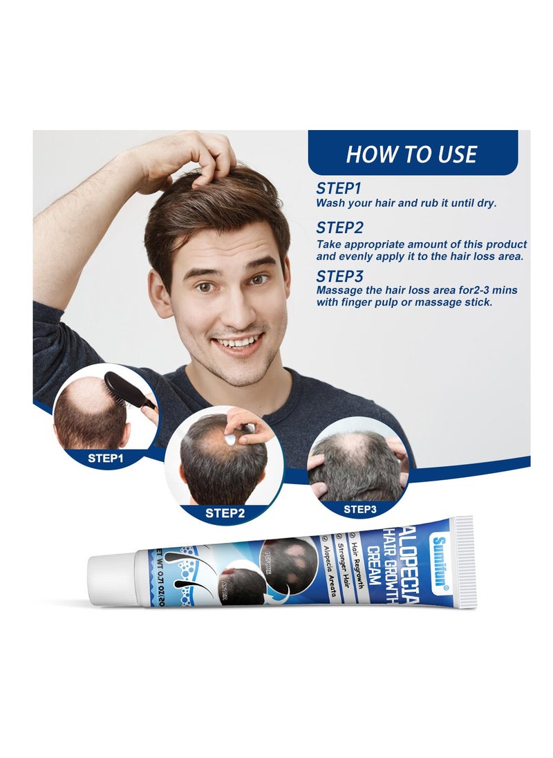Sumifun - Alopecia Hair Growth Cream for Promote Men's Hair Growth,Prevent Hair Loss,Care for Hair - Image 1