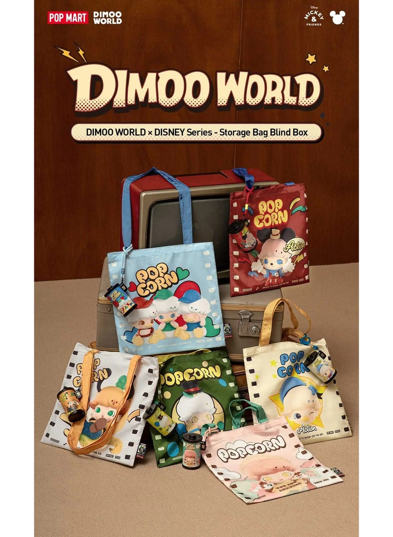 POP MART Dimoo World Ã— Disney Series-Storage Bag Blind Box By Pop Mart (1 Random) - Image 1