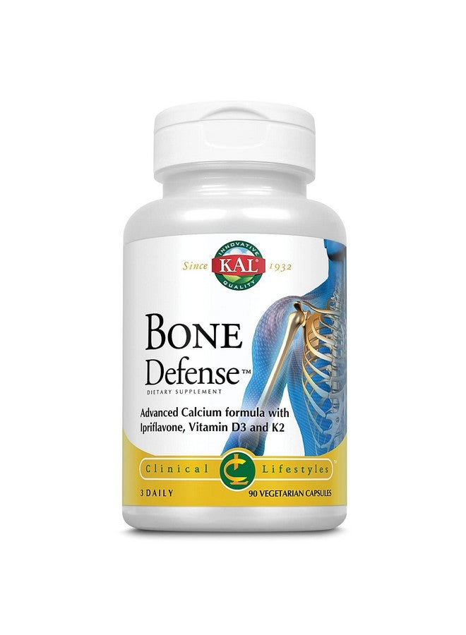 KAL Bone Defense ; Healthy Bone Strength And Density Supplement ; Calcium Vitamin D3 And K2 Magnesium ; 90Ct 30 Serv. - Image 2