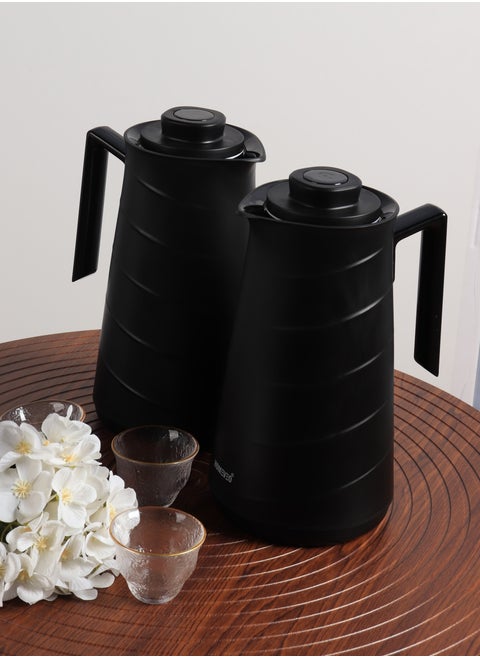 Home View 1L Tea and Coffee Thermos Set maintains the temperature of drinks for a long time