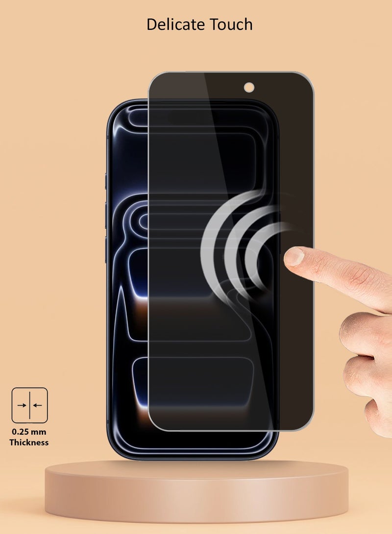 Techie iPhone 17 Pro Max Privacy Tempered Glass Screen Protector - Image 4