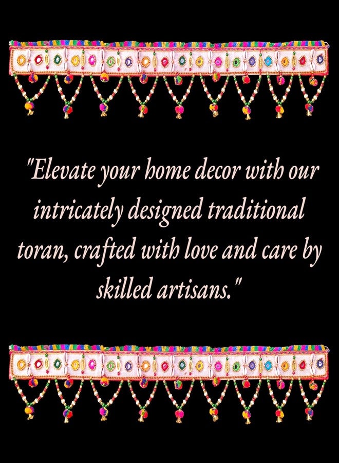 DK trades® Best Handmade Entrance Main Door Hanging Toran Art Bandarwal for House, Diwali Decoration| Hangings for Decoration for Mandir - Image 3