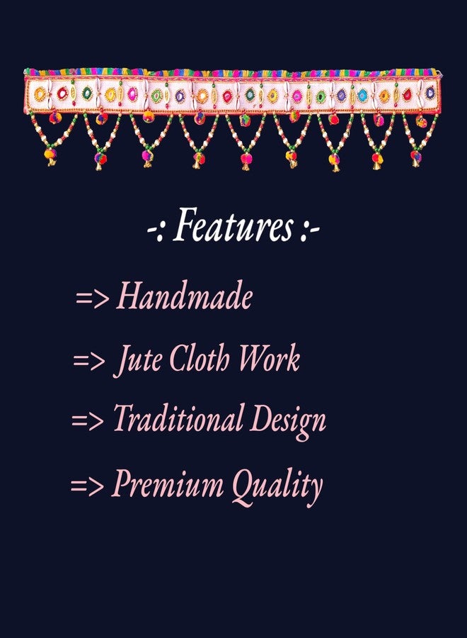 DK trades® Best Handmade Entrance Main Door Hanging Toran Art Bandarwal for House, Diwali Decoration| Hangings for Decoration for Mandir - Image 4