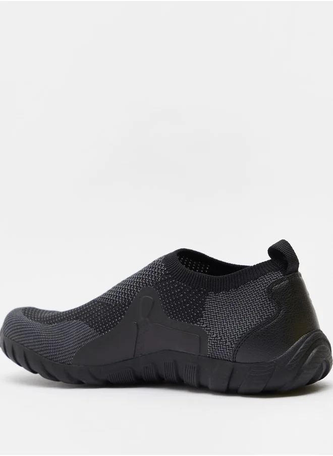 Dash Men Textured Slip On Sports Shoes