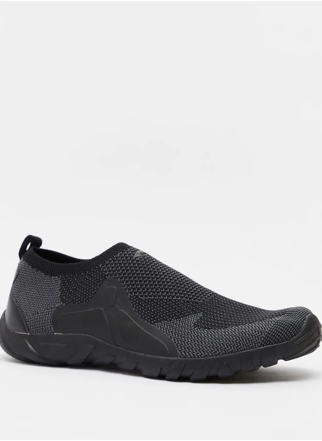 داش Men Textured Slip On Sports Shoes