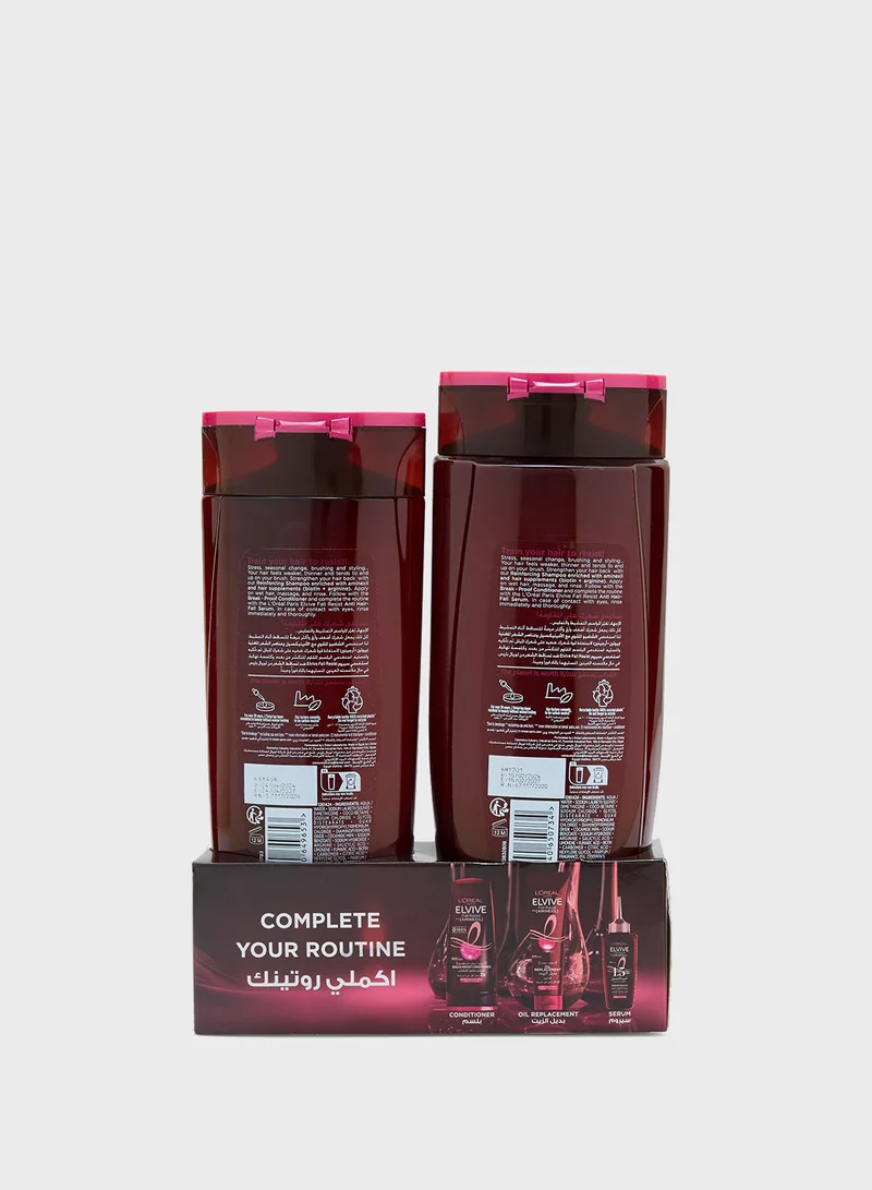 L'OREAL PARIS L'Oreal Paris Elvive Full Resist Shampoo 600Ml + Shampoo 400Ml, Savings 26%