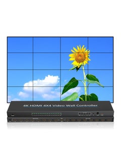 AvvA 4K HDMI Video Wall Controller 4x4 16 Ways TV Processor Large Screen Video Splicer Box 2x2 2x3 3x3 5X2 6X2 5X3 2X7 2x6 3x4 4X3 Multi Video Screen Processor Splicer