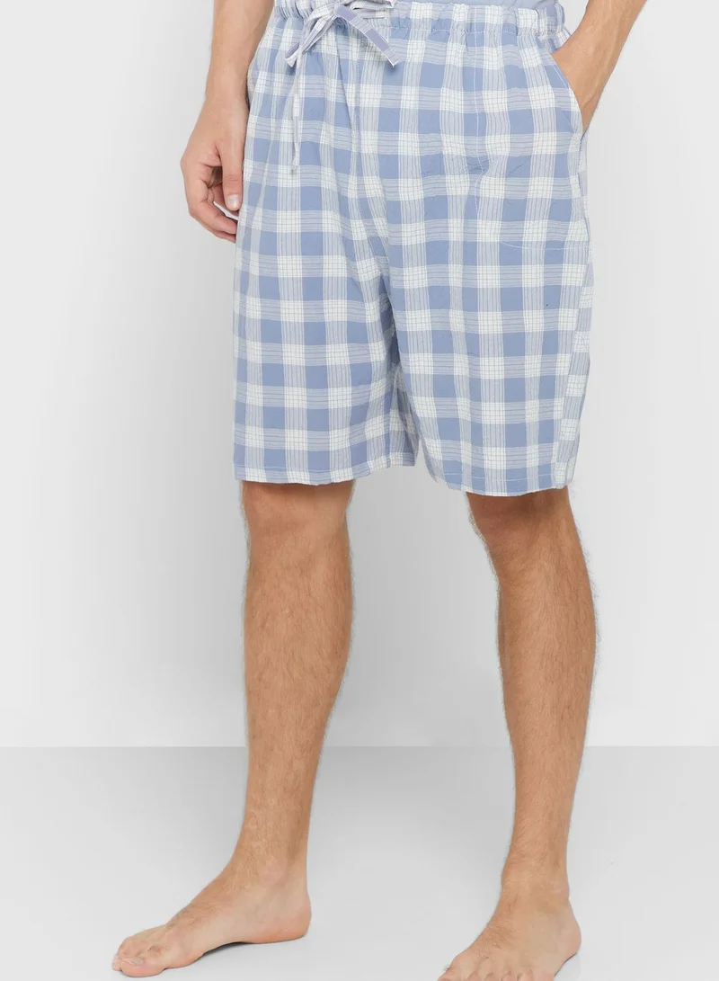 Seventy Five Check Nightwear Shorts