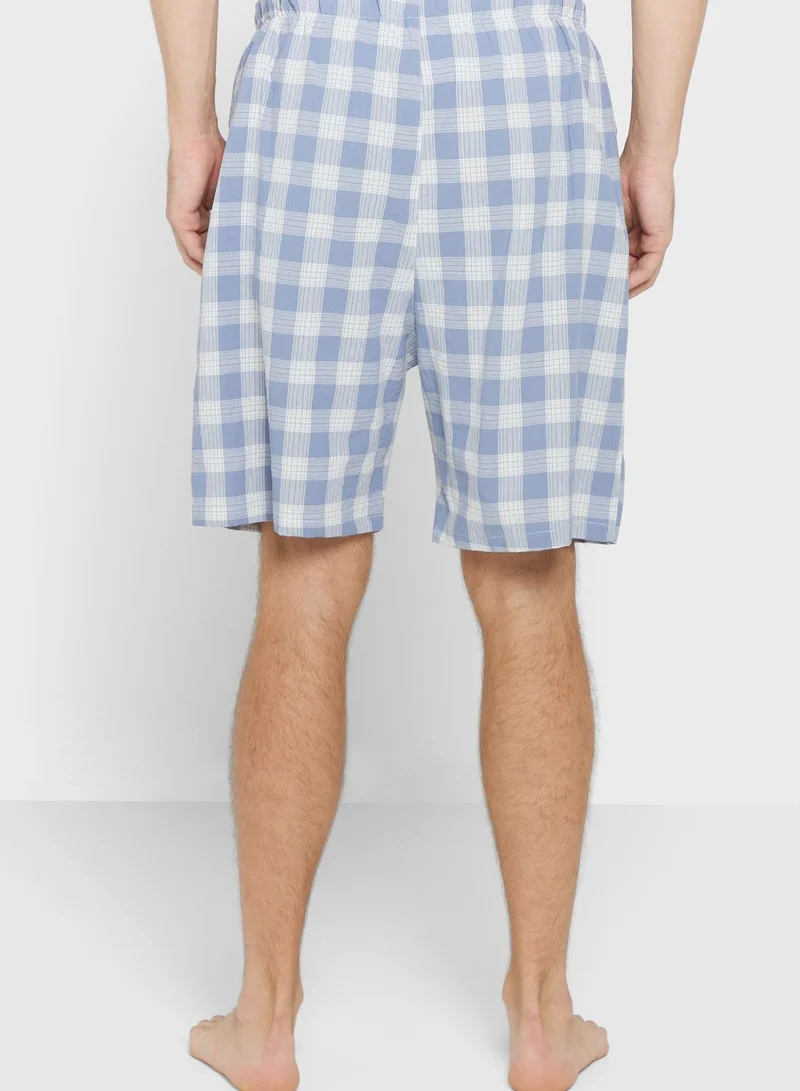 Seventy Five Check Nightwear Shorts