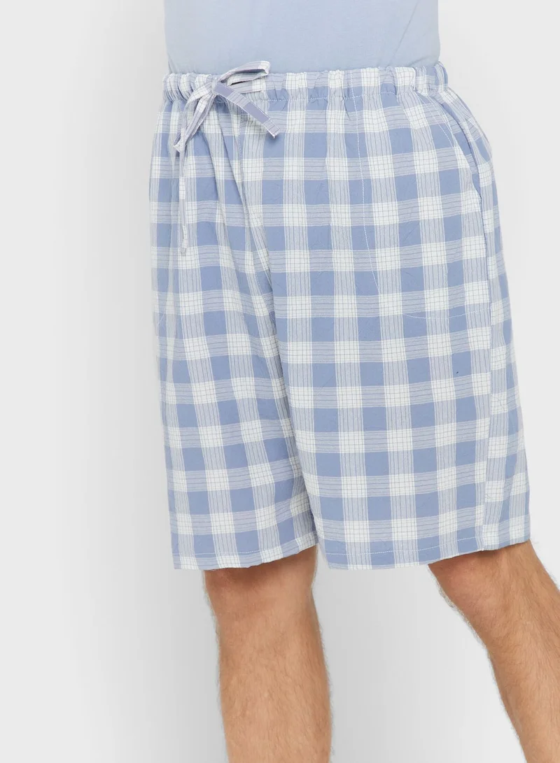 Seventy Five Check Nightwear Shorts
