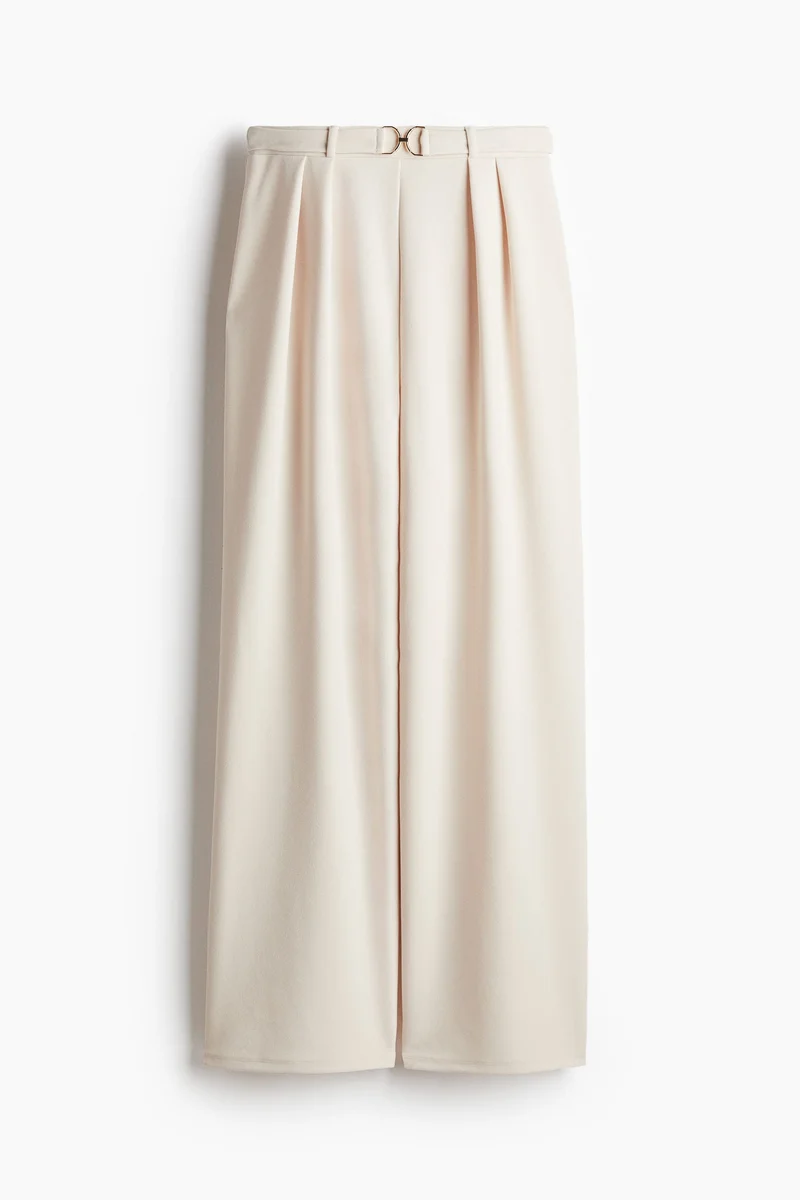 H&M Buckle-detail tailored trousers