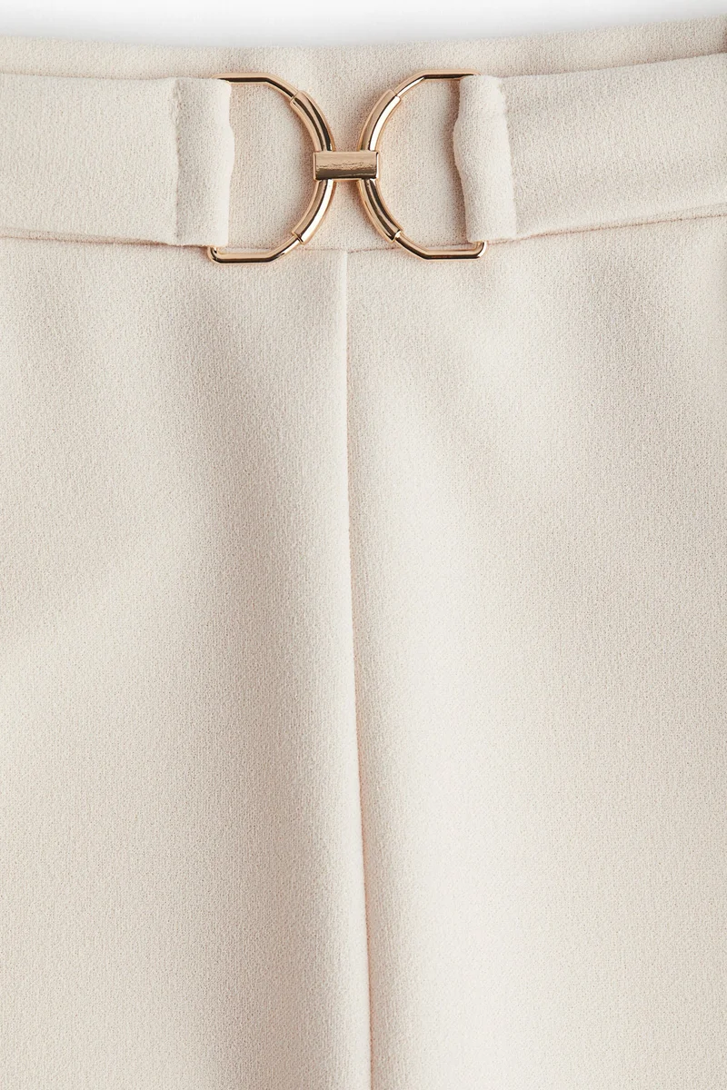 H&M Buckle-detail tailored trousers