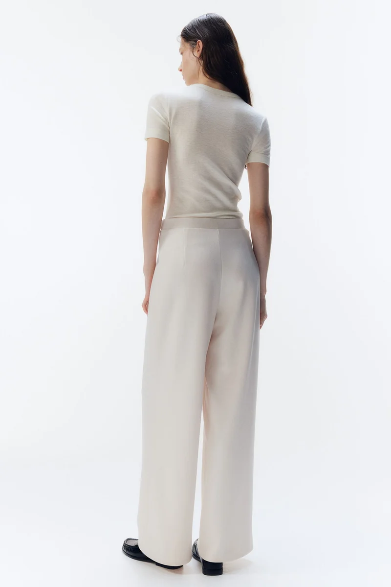 H&M Buckle-detail tailored trousers