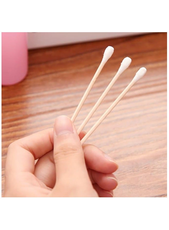 اعواد تنظيف قطن من خشب الخيرزان من مواد عالية الجودة ومستوردة الحجم الكبير - Image 3