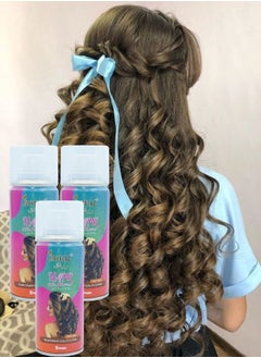 ROVAL 3 Pieces Hair Color Spray Brown  - Image 1
