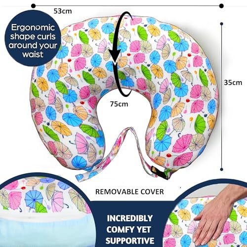 VParents Baby Breast Feeding Pillow, Nursing Pillow, Maternity Feeding Pillow for Mother and New Born Baby (Chunky) - Image 5