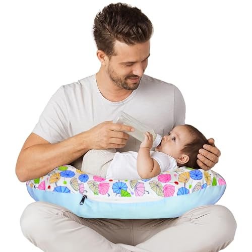 VParents Baby Breast Feeding Pillow, Nursing Pillow, Maternity Feeding Pillow for Mother and New Born Baby (Chunky) - Image 1