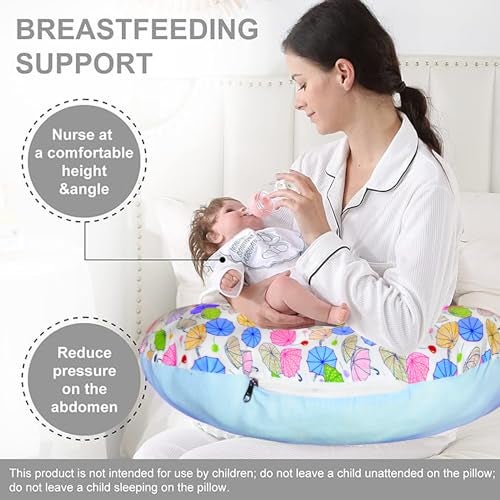 VParents Baby Breast Feeding Pillow, Nursing Pillow, Maternity Feeding Pillow for Mother and New Born Baby (Chunky) - Image 3