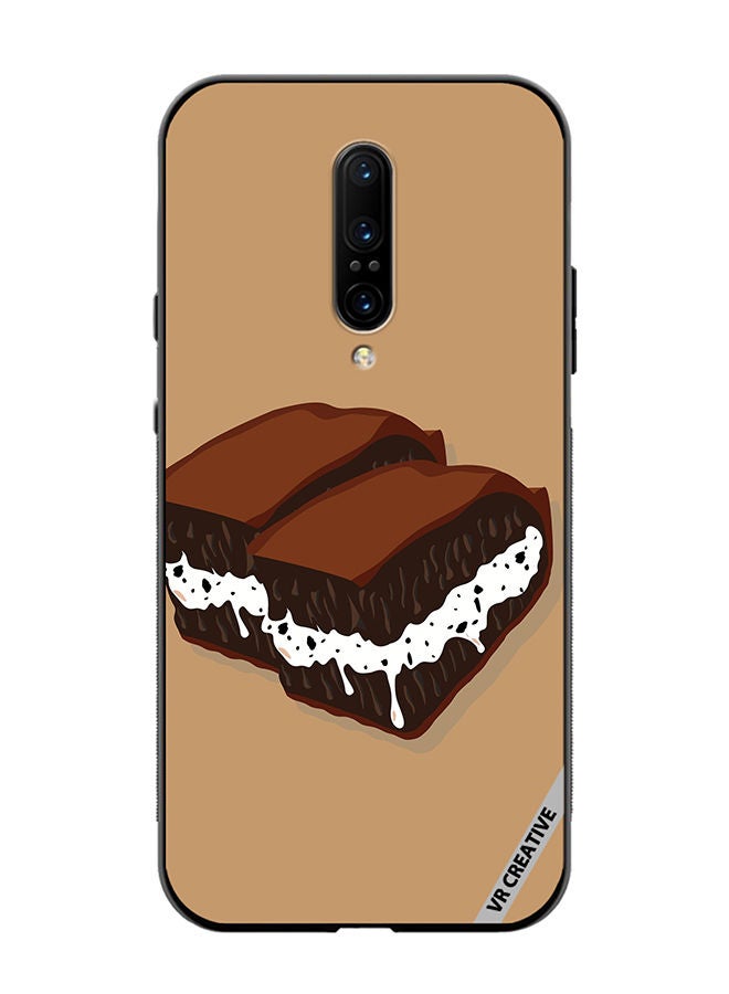 VR CREATIVE Protective Case Cover For OnePlus 7 Pro Brownies Design Multicolour - Image 1