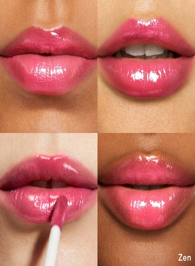 bareMinerals Mineralist Lip Gloss-Balm – Zen | Hydrating Sheer Lip Gloss-Balm with Cold-Pressed Fruit Oils, Vegan Non-Sticky High-Shine Lip Gloss – 4 ml - Image 2