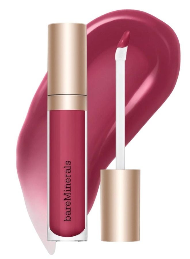 bareMinerals Mineralist Lip Gloss-Balm – Zen | Hydrating Sheer Lip Gloss-Balm with Cold-Pressed Fruit Oils, Vegan Non-Sticky High-Shine Lip Gloss – 4 ml - Image 1