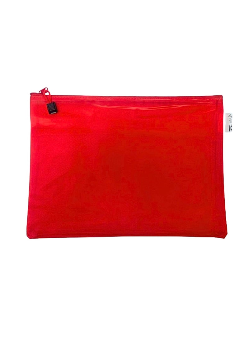 Libra Zipper Bag Fluoro B4 Red  - Image 2